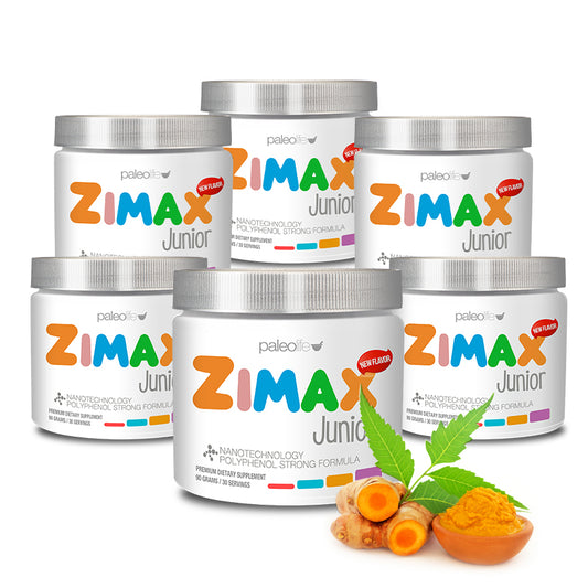 Zimax® Junior  ¡Antioxidante Natural Nuevo Sabor! 6 Meses de Antioxidantes